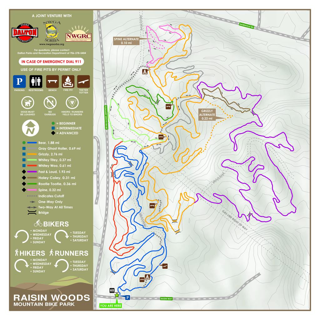 Raisin Woods Mountain Bike Park image